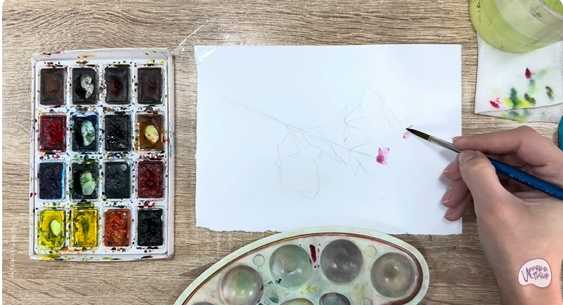 Рисуем Душица