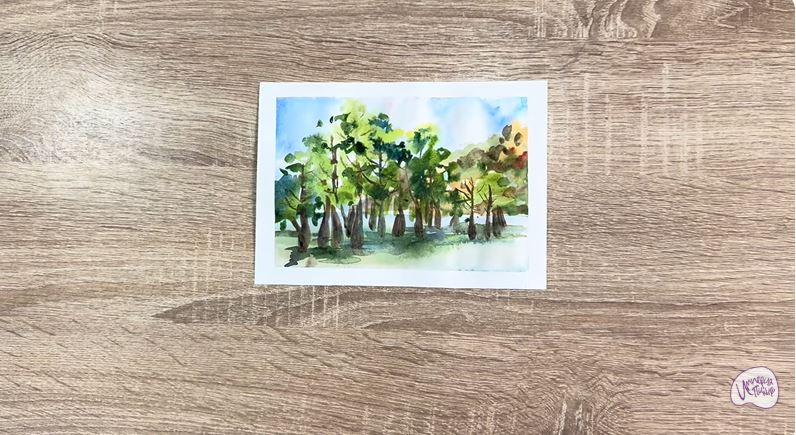 Рисуем Озеро Сукко