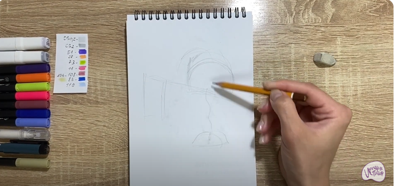 Рисуем Адъютант Мелкотрон из "Геройчики"