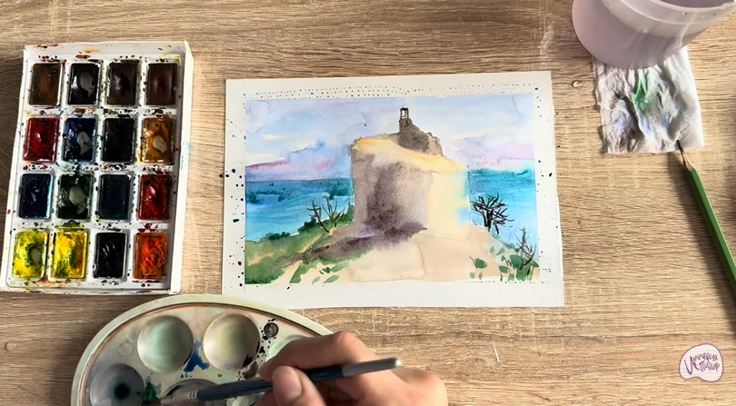 Рисуем Чобан-Кале