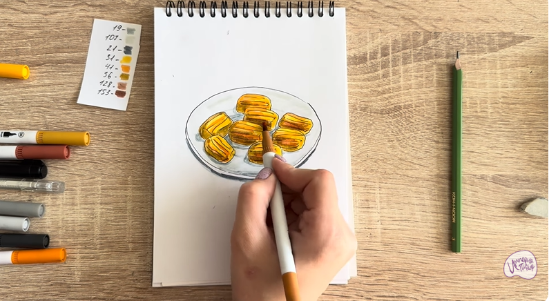 Рисуем Десерт "Тулумба"