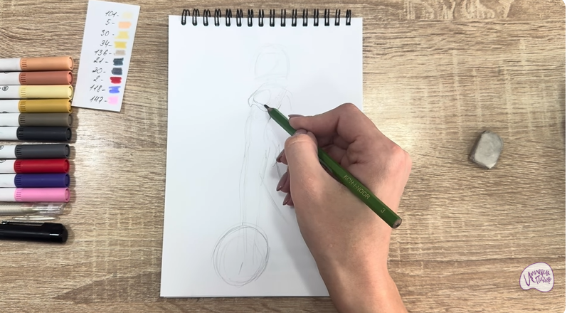 Рисуем ГоГо Томаго из "Город героев"