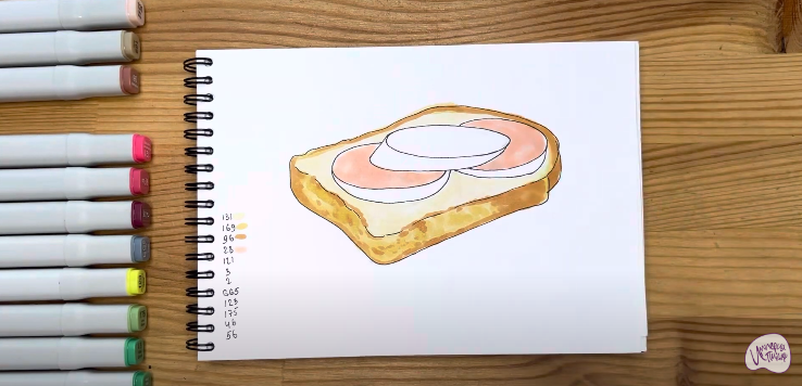 Рисуем Бутерброд
