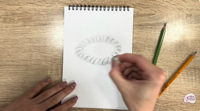 Рисуем Резинка-пружинка