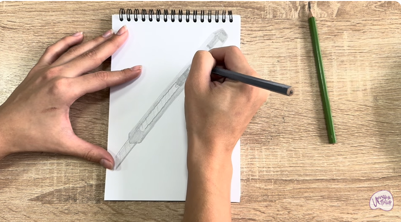 Рисуем Канцелярский нож