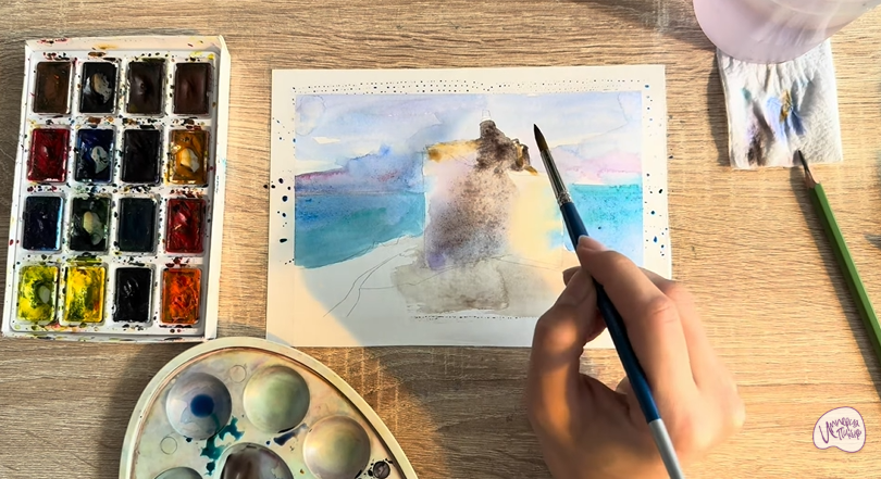 Рисуем Чобан-Кале