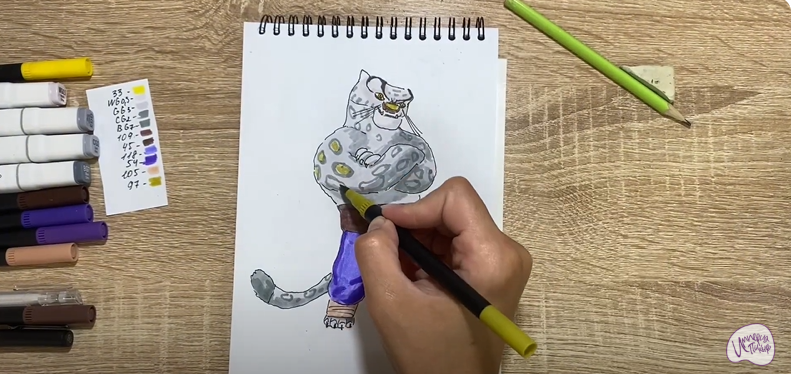 Рисуем Тай Лунг