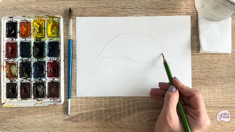 Рисуем Дюгонь