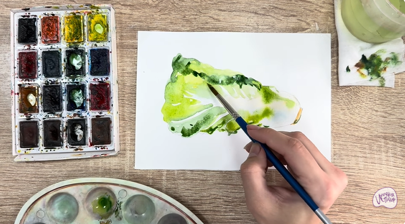 Рисуем Пекинская капуста