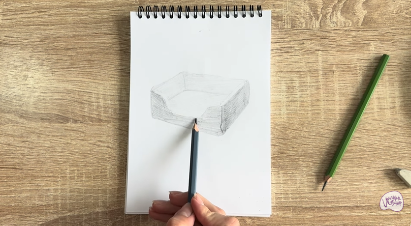 Рисуем Лежанка для кошки