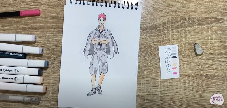 Рисуем Сейджуро Акаши