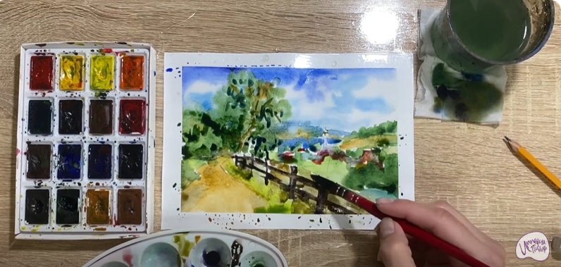 Рисуем Плёс