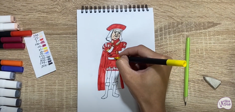 Рисуем Лорд Фаркуад из "Шрека"