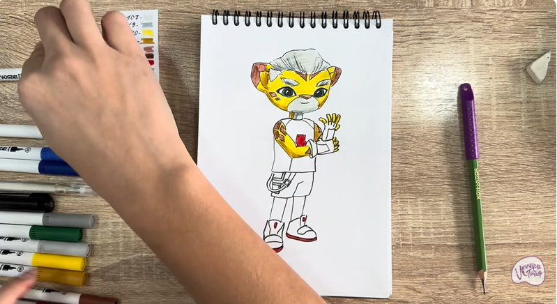 Рисуем Стар Нави из "Джи-Джи Бонд"