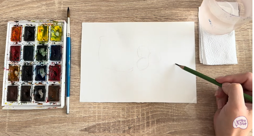 Рисуем Лещина