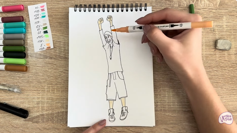 Рисуем Фред из "Город героев"