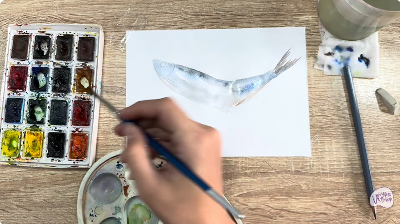 Рисуем Селёдка