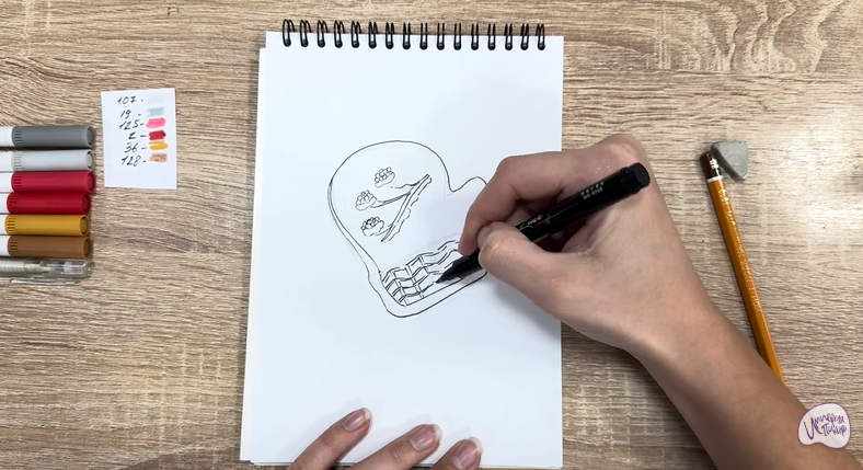 Рисуем Имбирный пряник