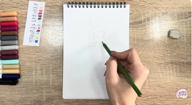 Рисуем Рина Винилион из" Доктор Динозавров"