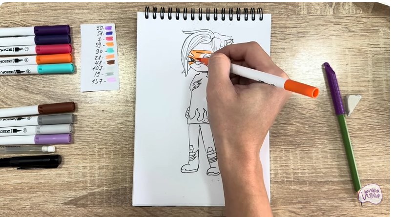 Рисуем Искра из "Джи-Джи Бонд"