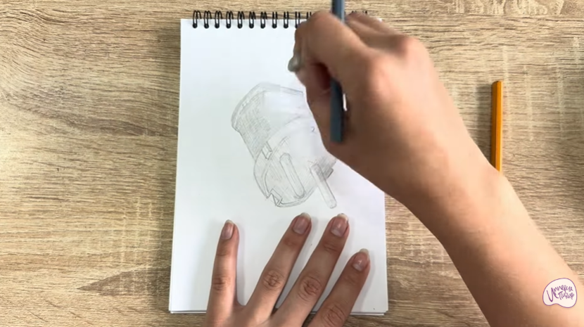 Рисуем Сетевая вилка
