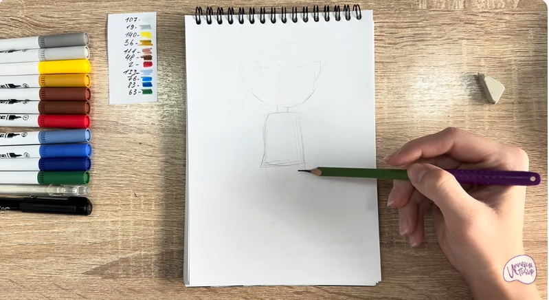 Рисуем Стар Нави из "Джи-Джи Бонд"