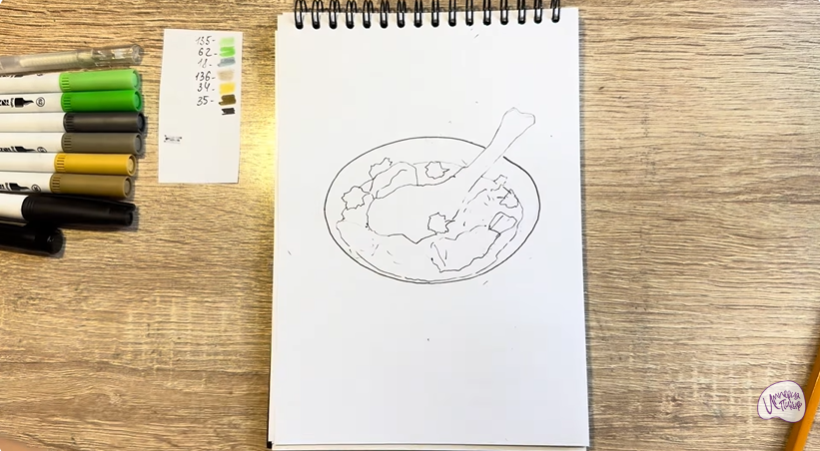 Рисуем Сациви