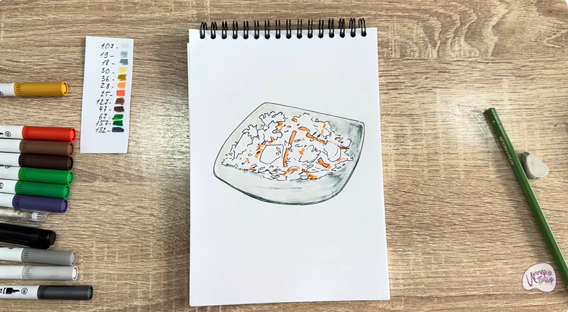 Рисуем Плов