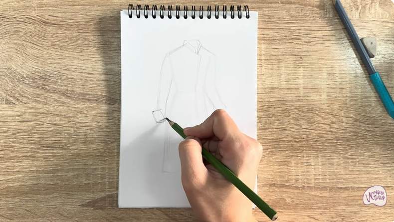 Рисуем Кафтан