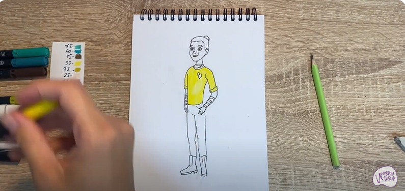 Рисуем Васко из "Царевны"