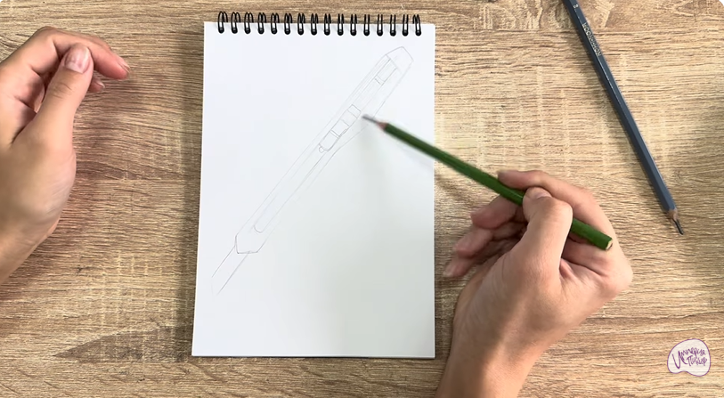 Рисуем Канцелярский нож