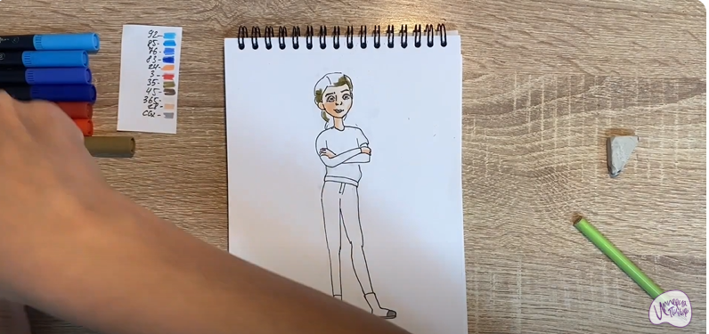 Рисуем Кристина из мультфильма "Финник"