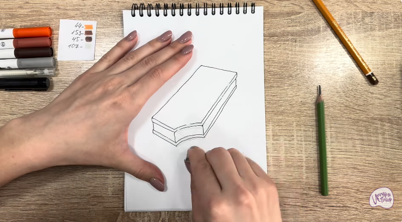 Рисуем Молочный ломтик