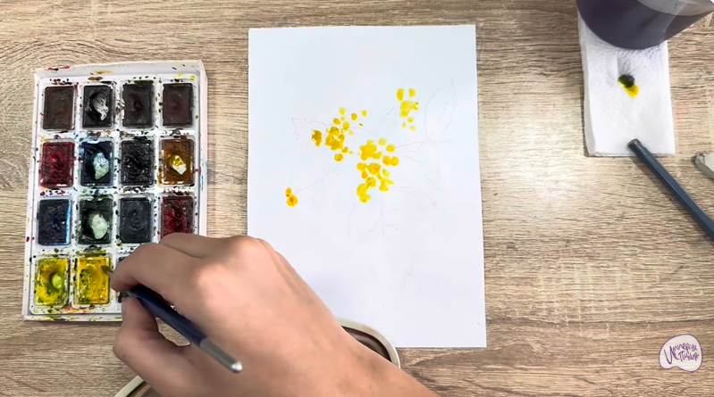 Рисуем Магония