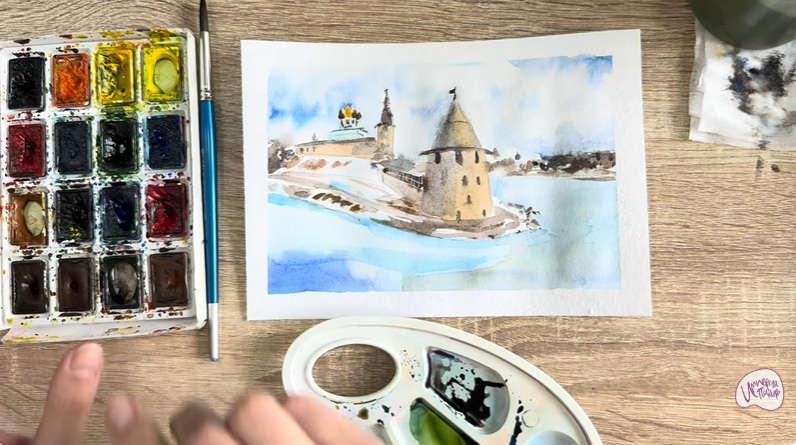 Рисуем Псков