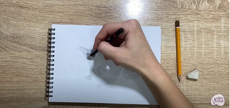 Рисуем Галаго