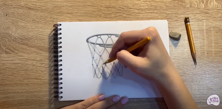 Рисуем Баскетбольное кольцо