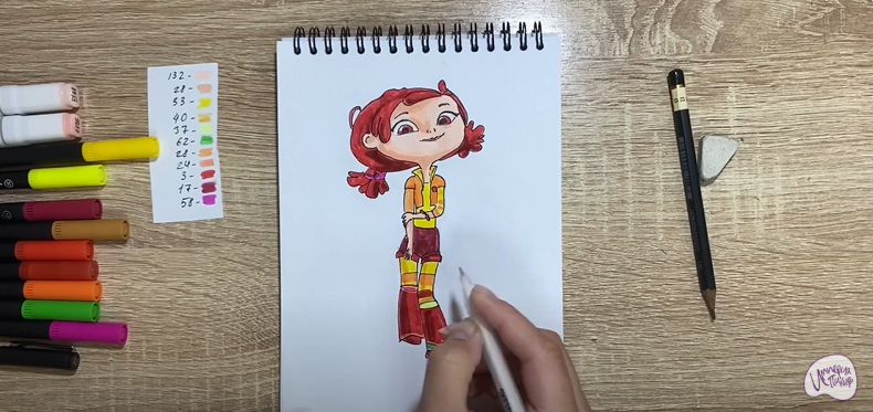 Рисуем Алёнка из "Сказочный Патруль"