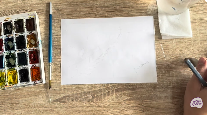 Рисуем Гора Ай-Петри