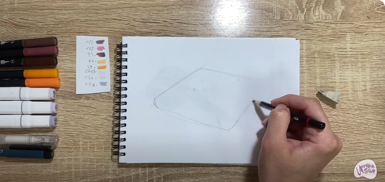 Рисуем Эклер