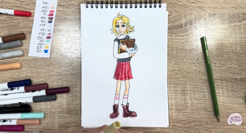 Рисуем Рина Винилион из" Доктор Динозавров"