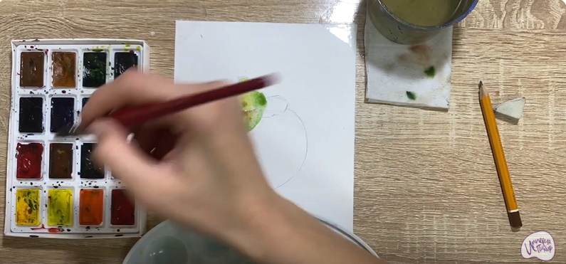 Рисуем Мангустин