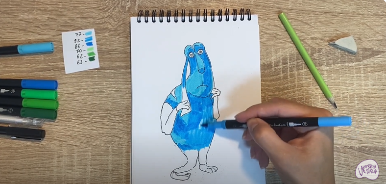 Рисуем Маффин из "Финник"