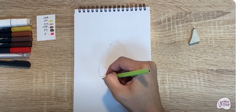 Рисуем Сова из "Царевны"