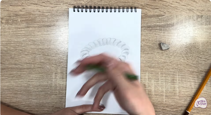 Рисуем Резинка-пружинка