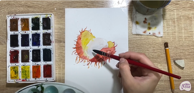 Рисуем Рамбутан