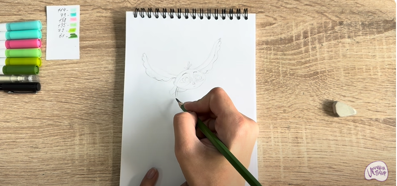 Рисуем Печалька из "Сказочный Патруль"