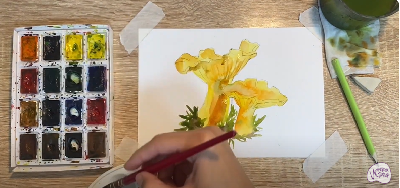 Рисуем Лисички