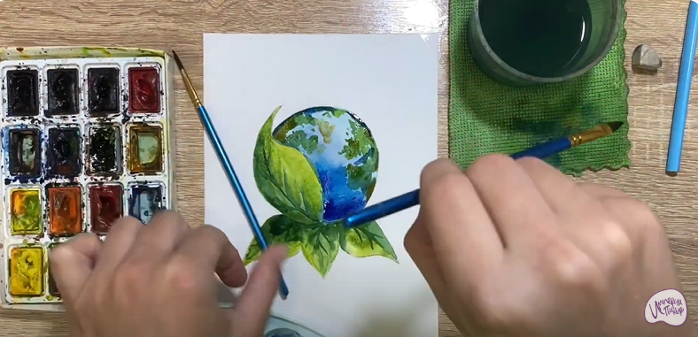 Рисуем День Земли