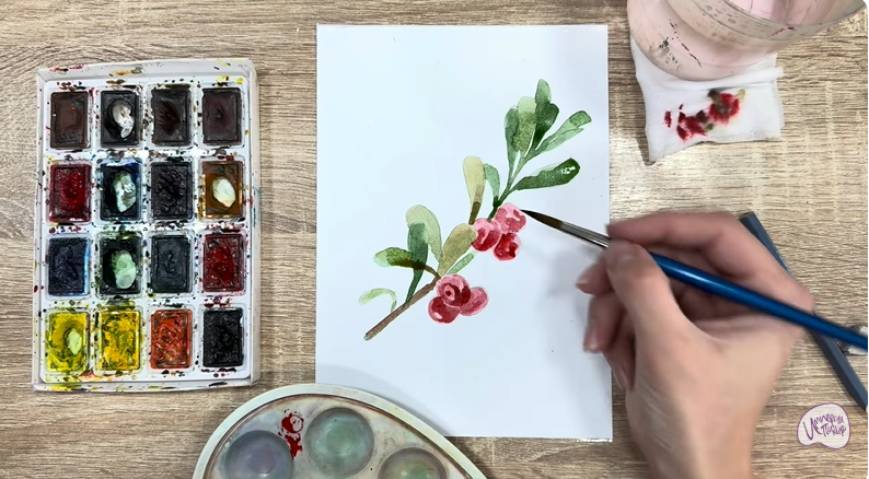 Рисуем Толокнянка